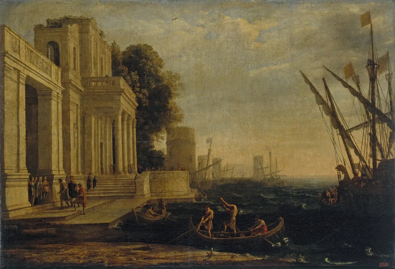The Arrival of Ulysses at the Court of King Lycomède - Claude Lorrain