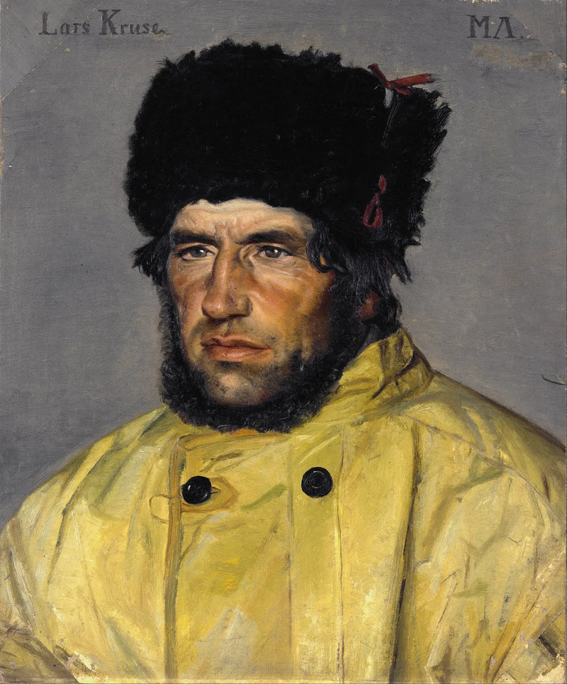 Lars Kruse, chief sea rescuer - Michael Peter Ancher