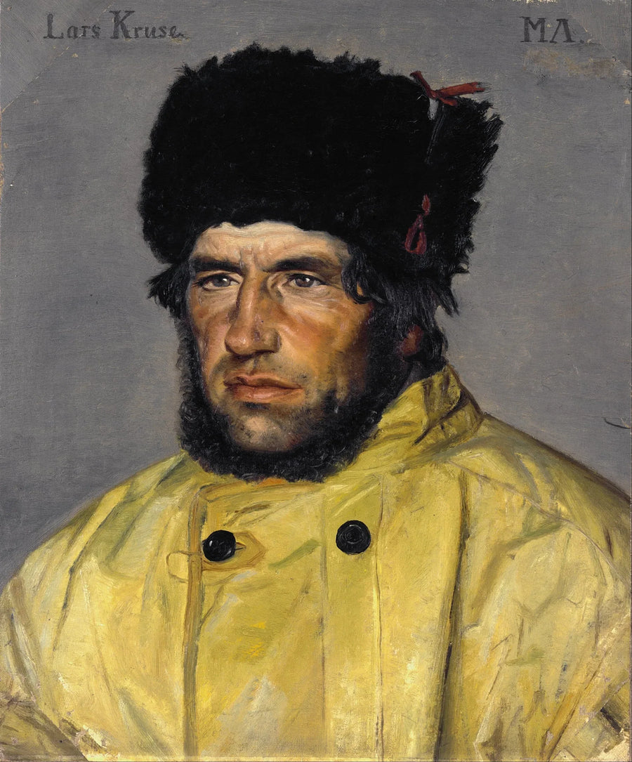 Lars Kruse, chief sea rescuer - Michael Peter Ancher