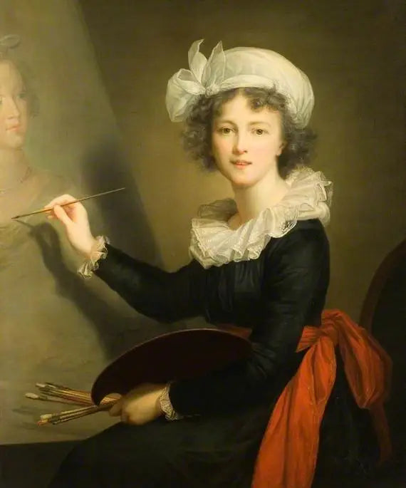 The artist at work (self-portrait) - Élisabeth Vigée Le Brun
