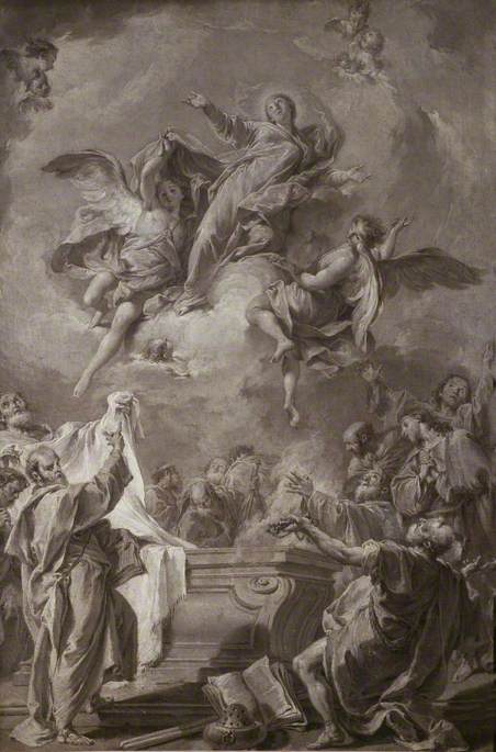 The Assumption of the Virgin - Giovanni Battista Pittoni