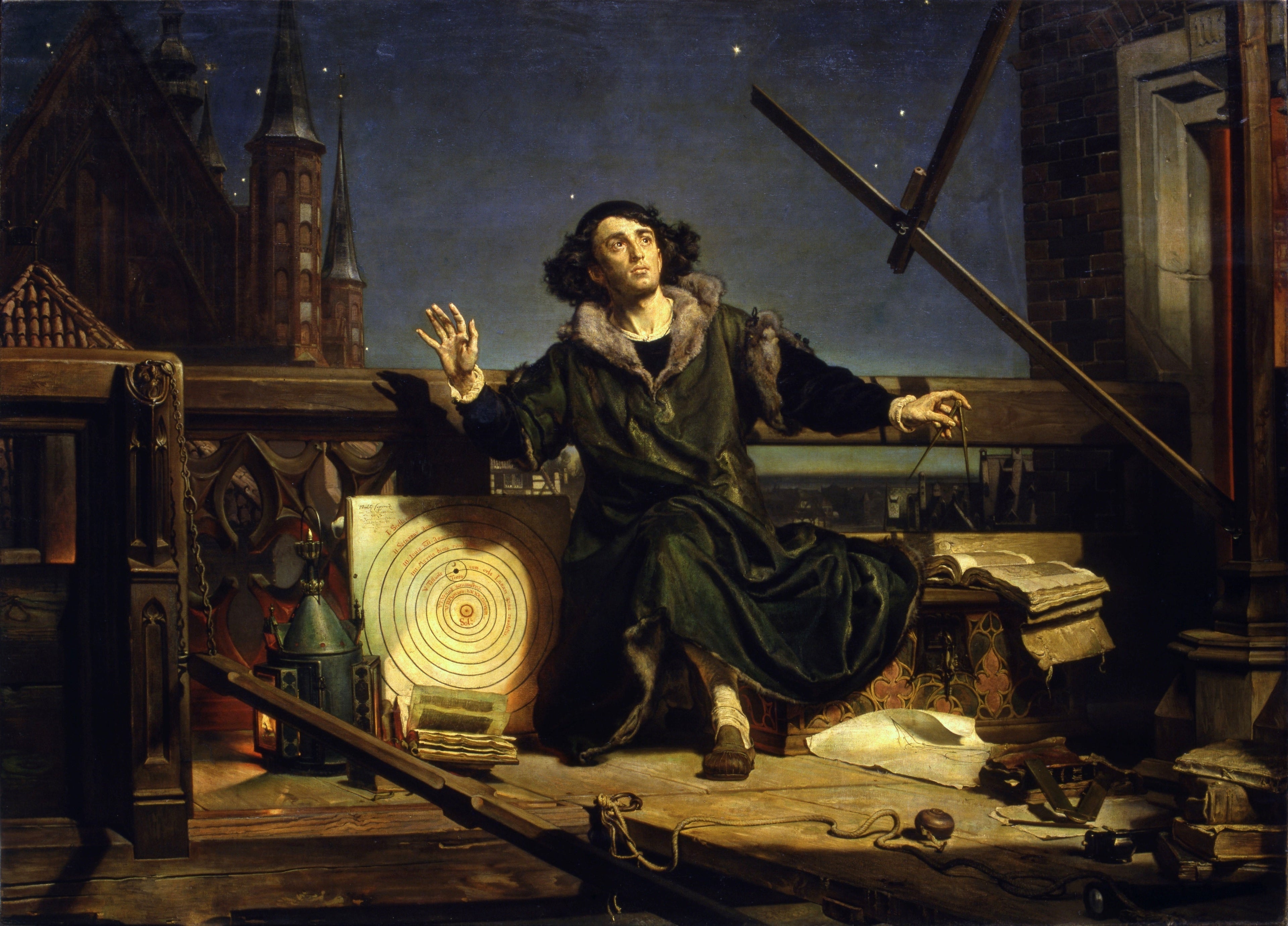 Copernicus the Astronomer or Conversations with God - Jan Matejko