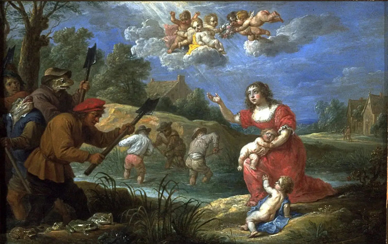 Latone and the Frogs - David Teniers the Younger