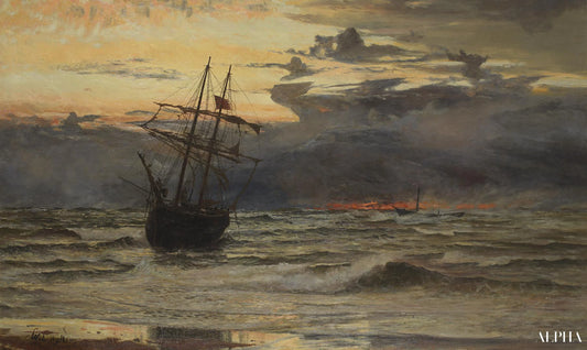 L'aube après la tempête - William Turner - Reproductions de tableaux et peintures haut de gamme