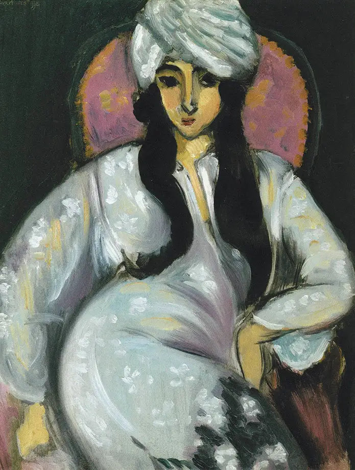 Laurette in a White Turban - Henri Matisse