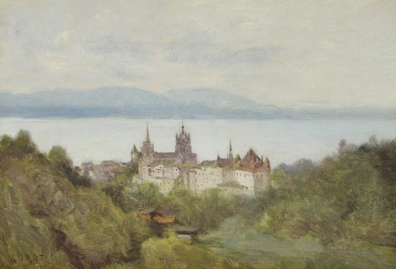 Lausanne and Lake Geneva, July 1842 - Jean-Baptiste Camille Corot