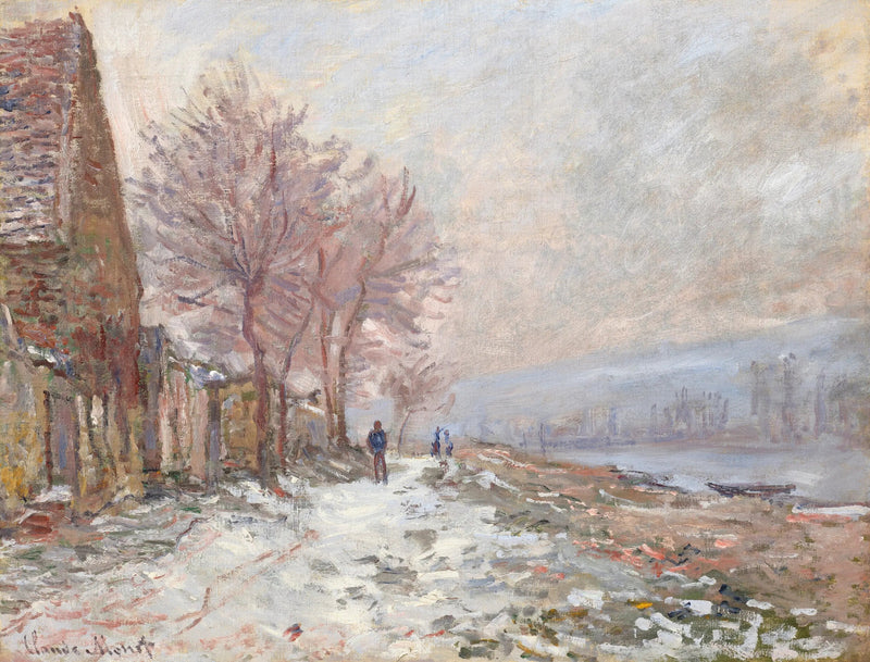 Lavacourt, Winter - Claude Monet