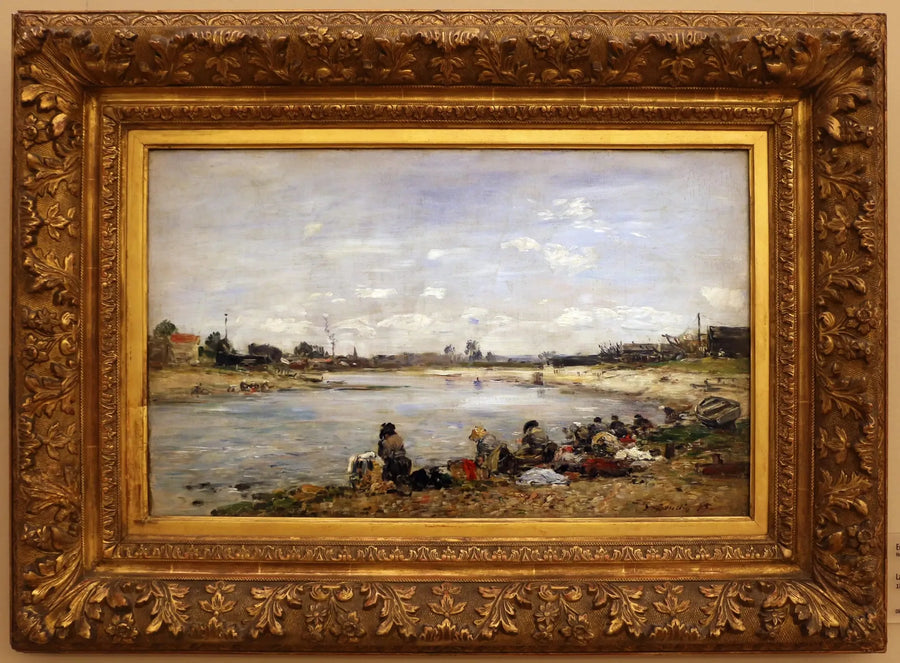 Washing - Eugène Boudin