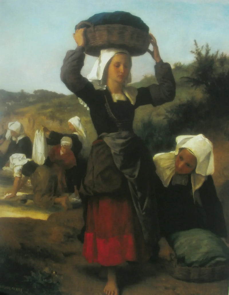 Washerwomen of Fouesnant - Bouguereau