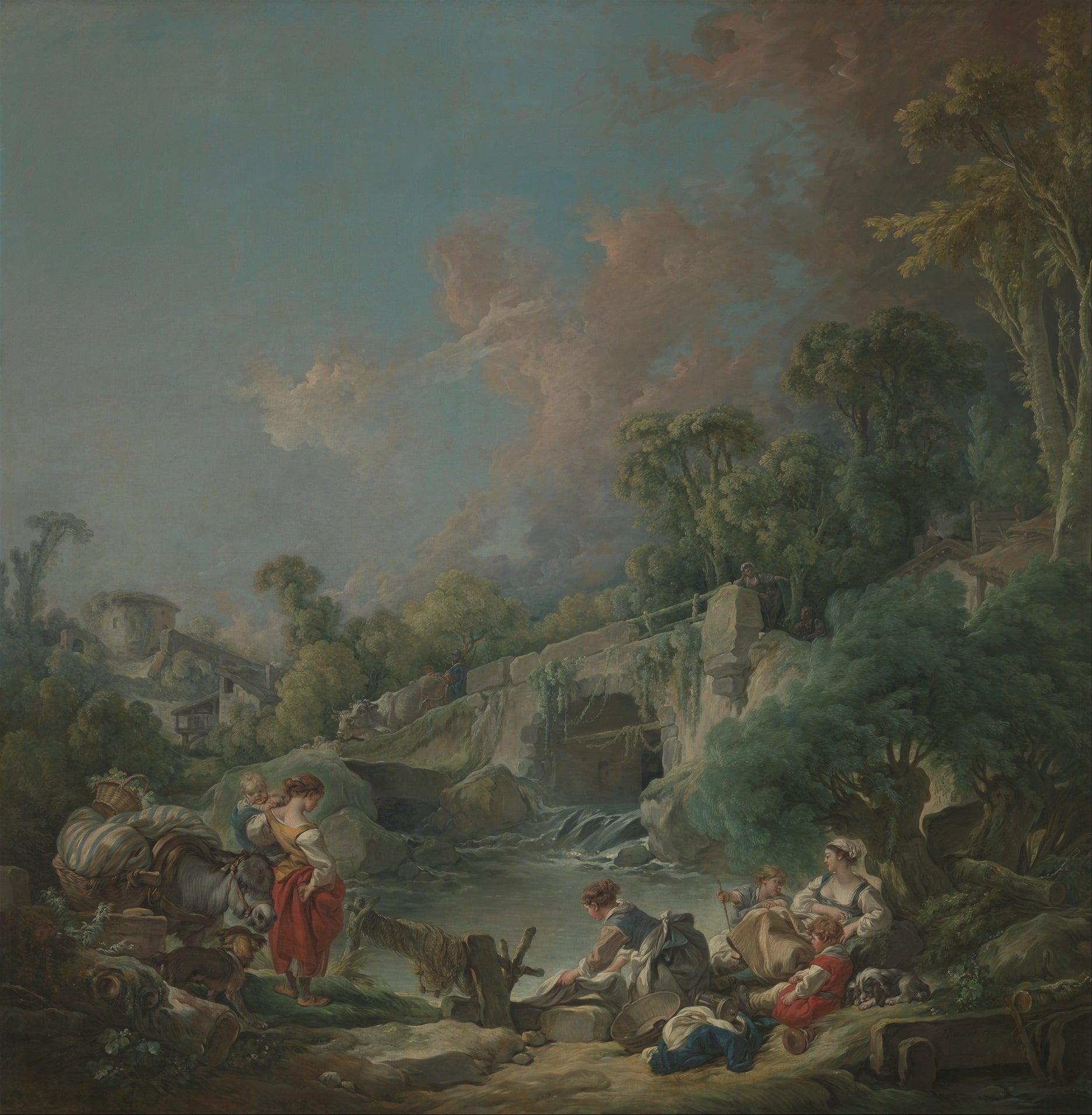Laundresses - François Boucher