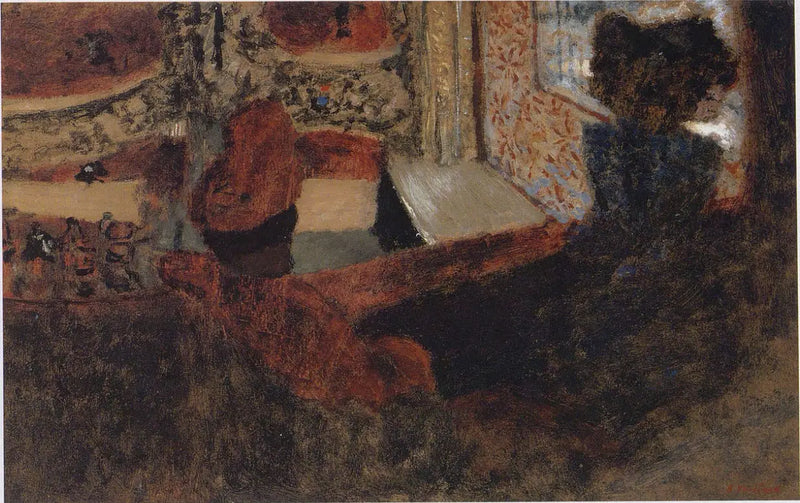 The Foreground at the Antoine Theatre - Édouard Vuillard