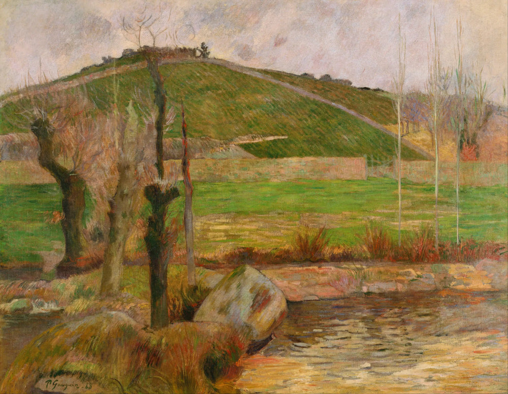 L’Aven en contre bas de la Montagne Sainte-Marguerite - Paul Gauguin - Alpha Reproduction