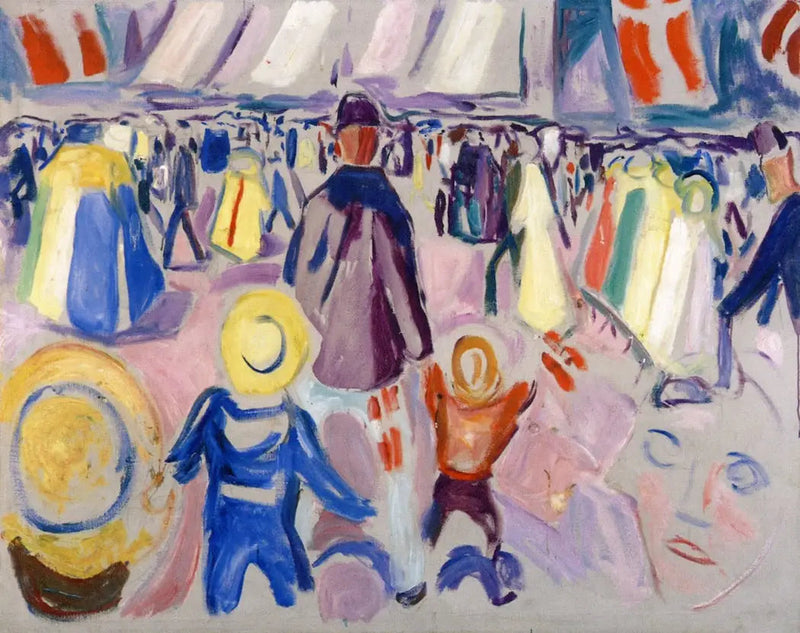 May 17 in a small Norwegian town - Edvard Munch