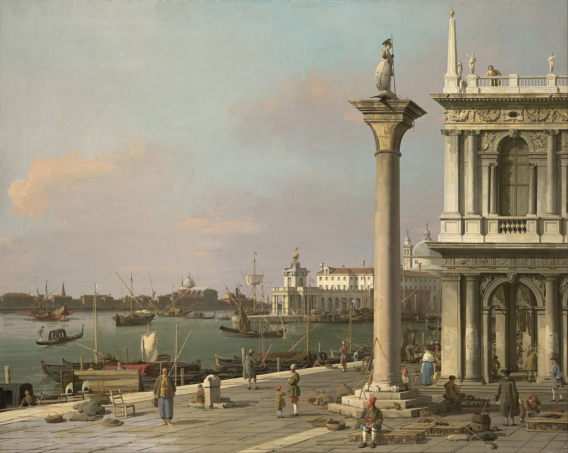 The Bacino di San Marco depuis la Piazzetta - Canaletto