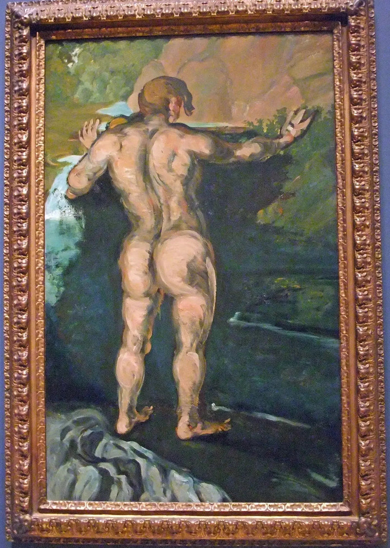 The Bather at the Rock - Paul Cézanne