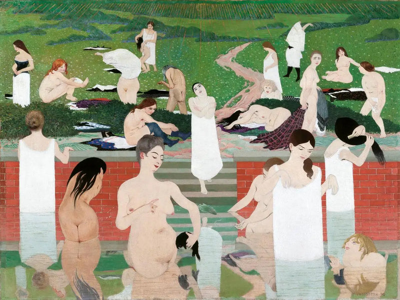 The Evening Summer Bath - Félix Vallotton