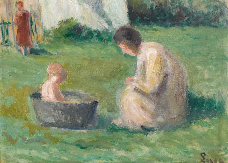Baby's Bath - Maximilien Luce