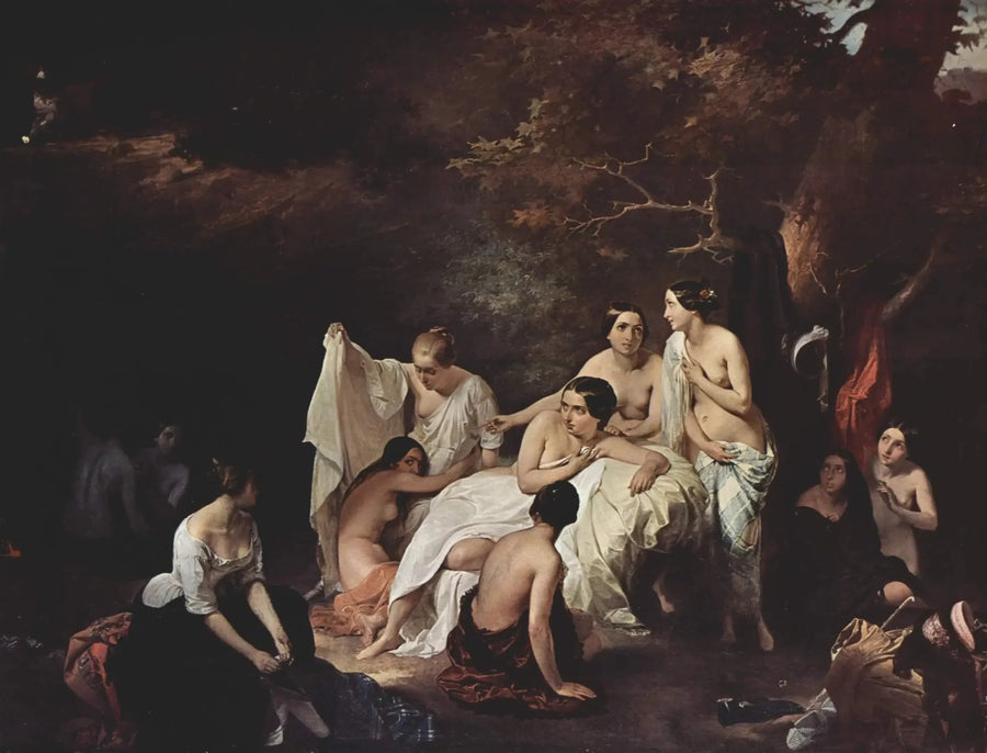 The Bath of the Nymphs - Francesco Hayez