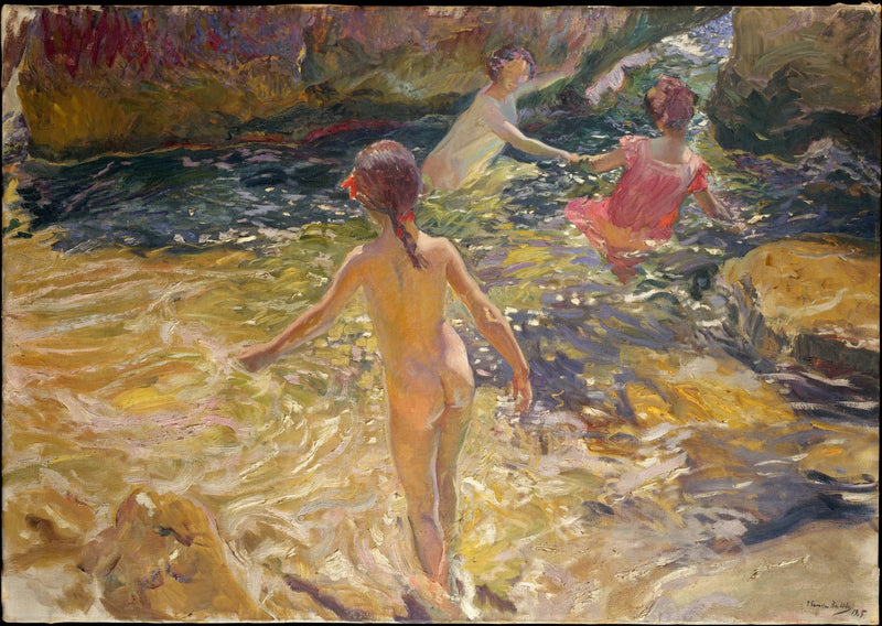 The Bath - Joaquín Sorolla
