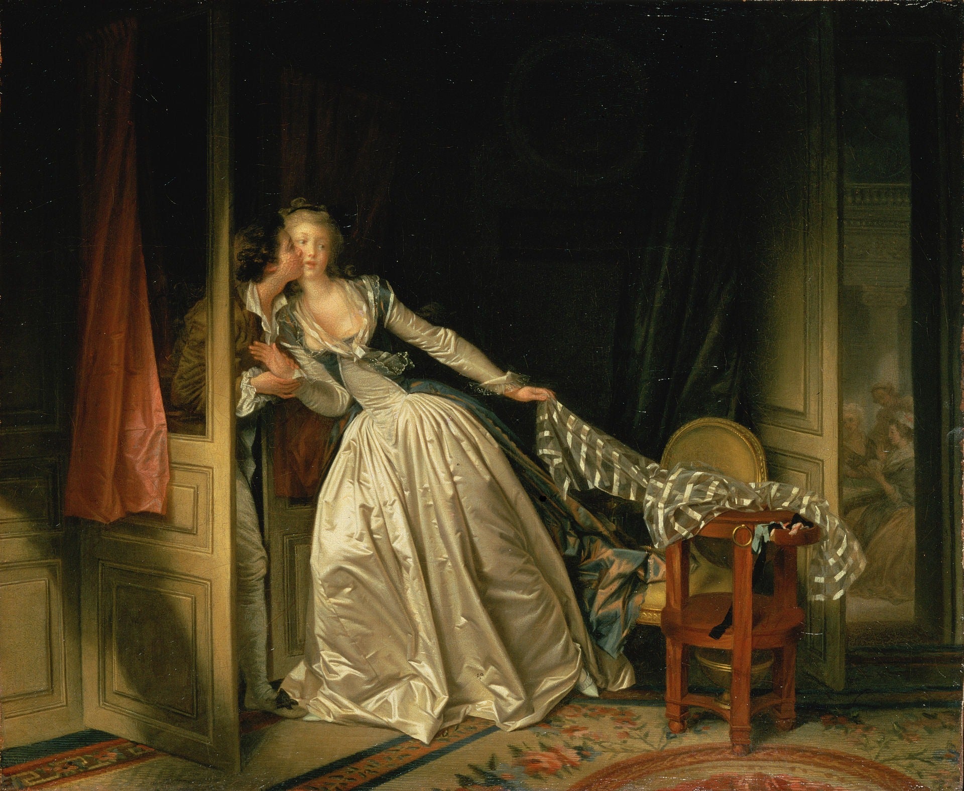 The Secret Kiss - Jean-Honoré Fragonard