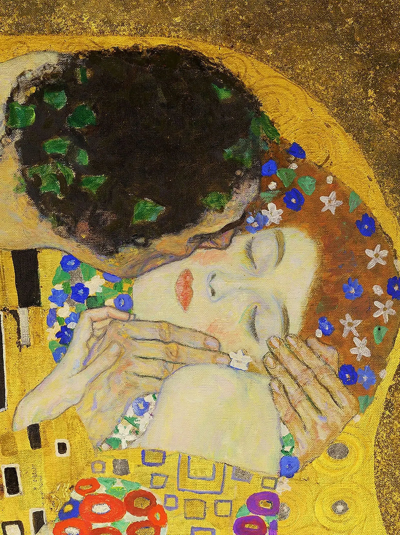 💋 The Kiss (Detail IV) – Gustav Klimt (1907-1908)
