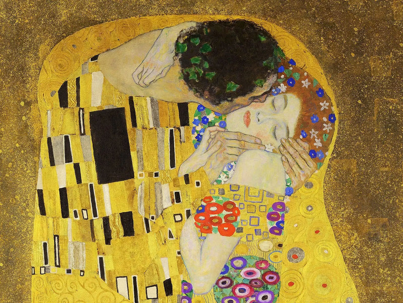 💋 The Kiss – Gustav Klimt (Detail) (1907-1908)