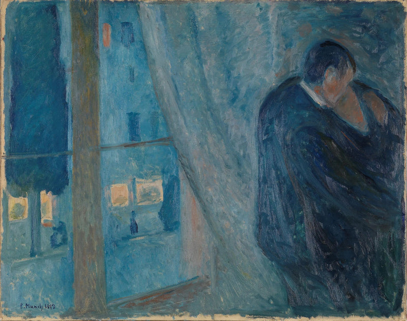 The Kiss by the Window - Edvard Munch