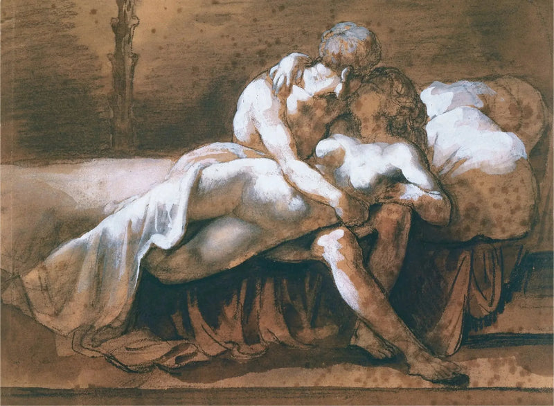 The Kiss - Théodore Géricault