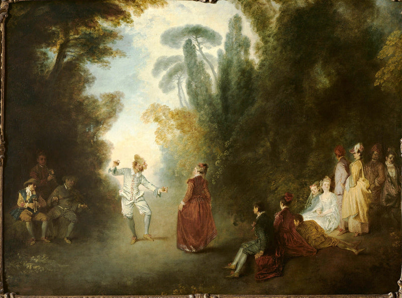 The Country Dance - Antoine Watteau