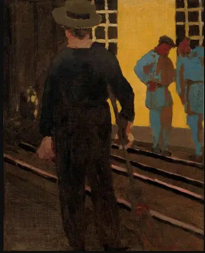Le balayeur sur la voie - Édouard Vuillard - Alpha Reproduction
