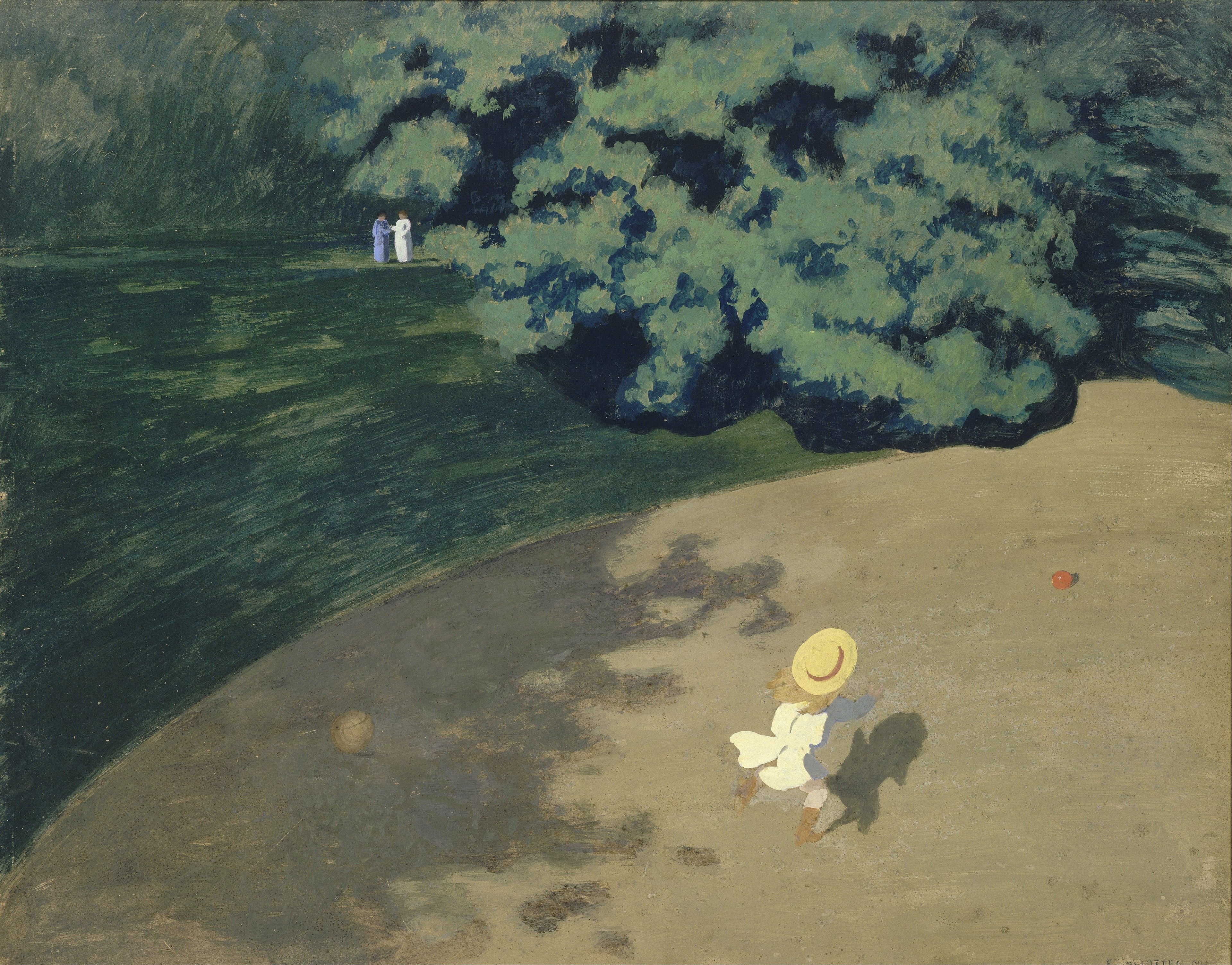 The Balloon - Félix Vallotton