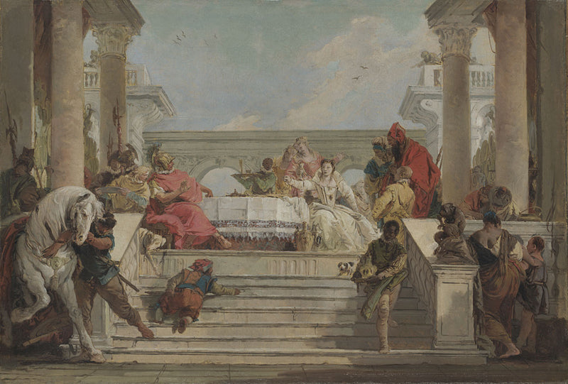 Cleopatra's Banquet - Giovanni Battista Tiepolo
