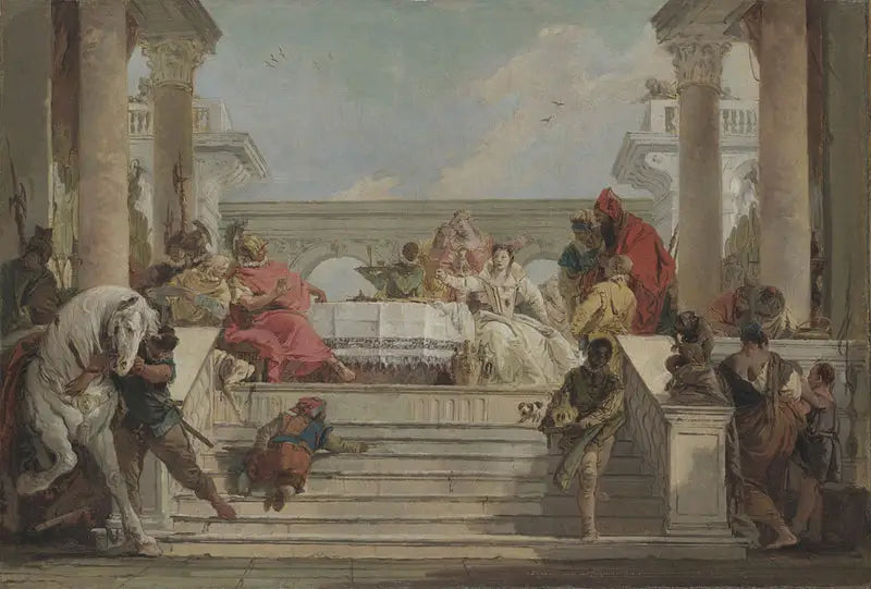 Cleopatra's Banquet - Giovanni Battista Tiepolo