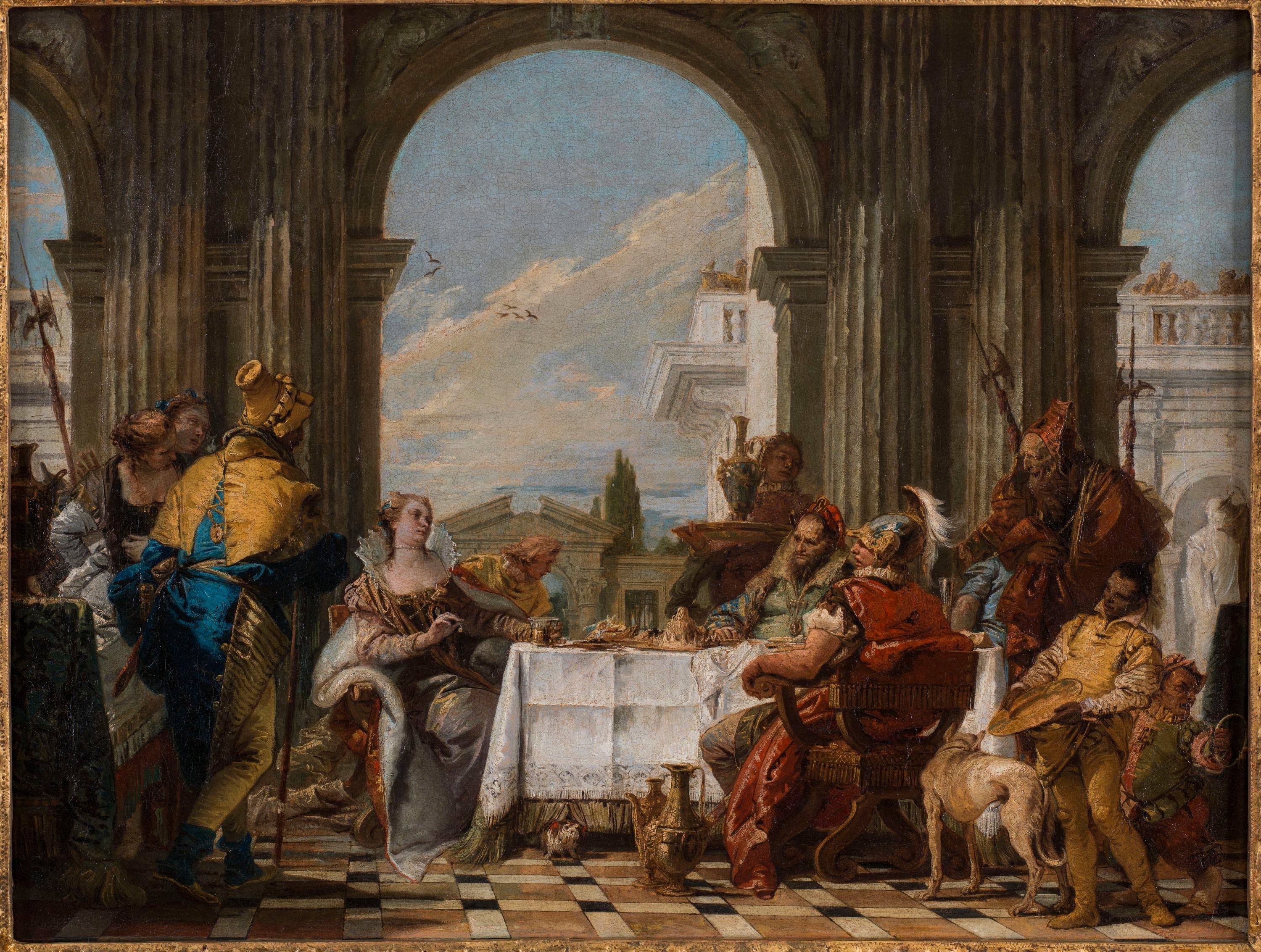 The Banquet of Cleopatra - Giovanni Battista Tiepolo