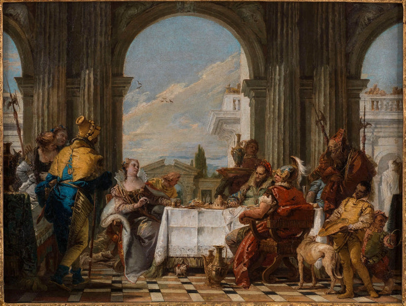 The Banquet of Cleopatra - Giovanni Battista Tiepolo