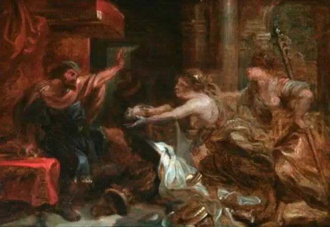 The Banquet of Térée (Ovid, Metamorphoses, VI, 647-674), after 1636 - Peter Paul Rubens