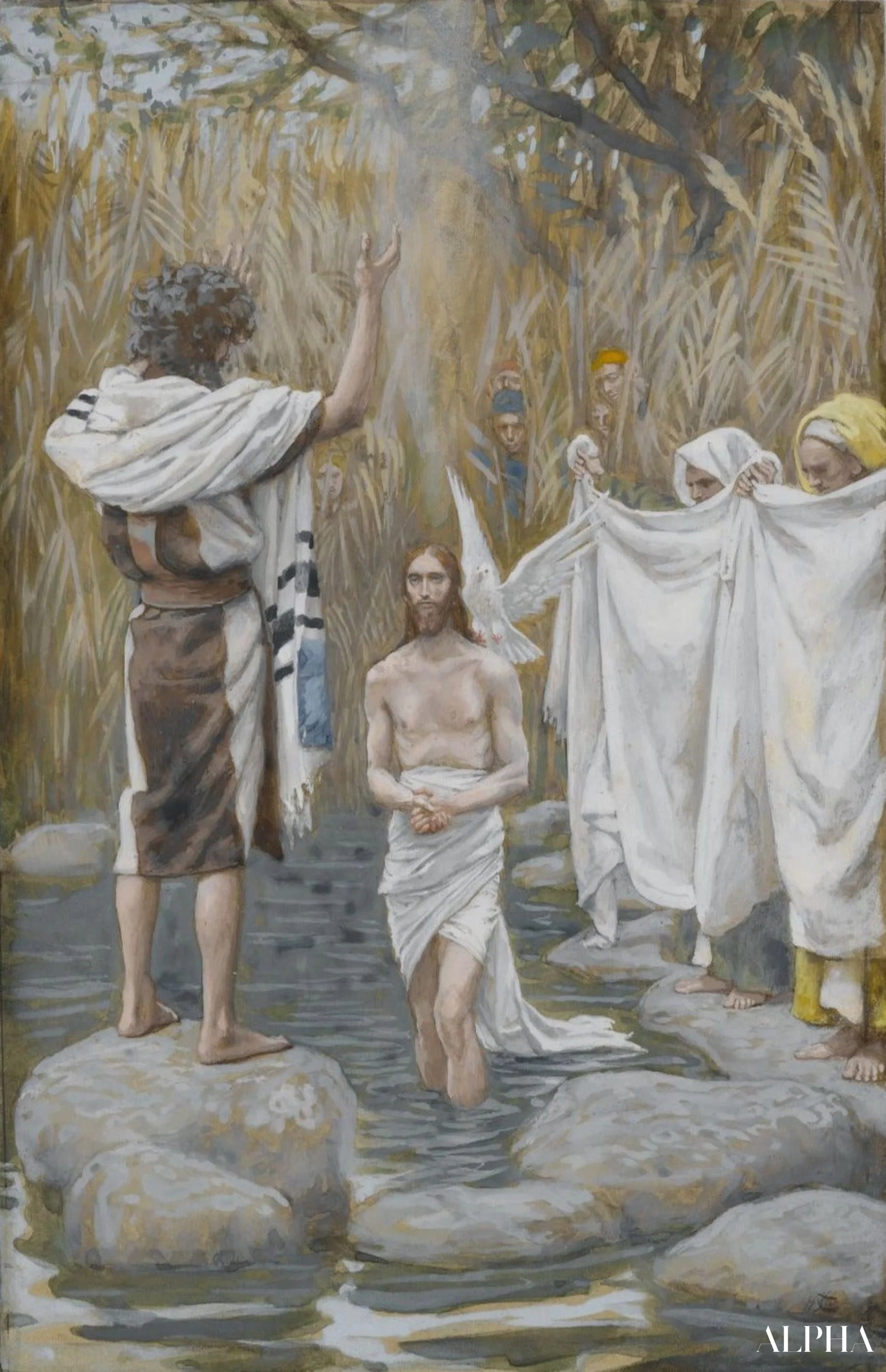 The Baptism of Jesus - James Tissot - High-quality reproductions of paintings and artworks
