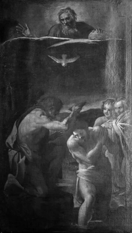 The Baptism of Christ - Annibale Carracci