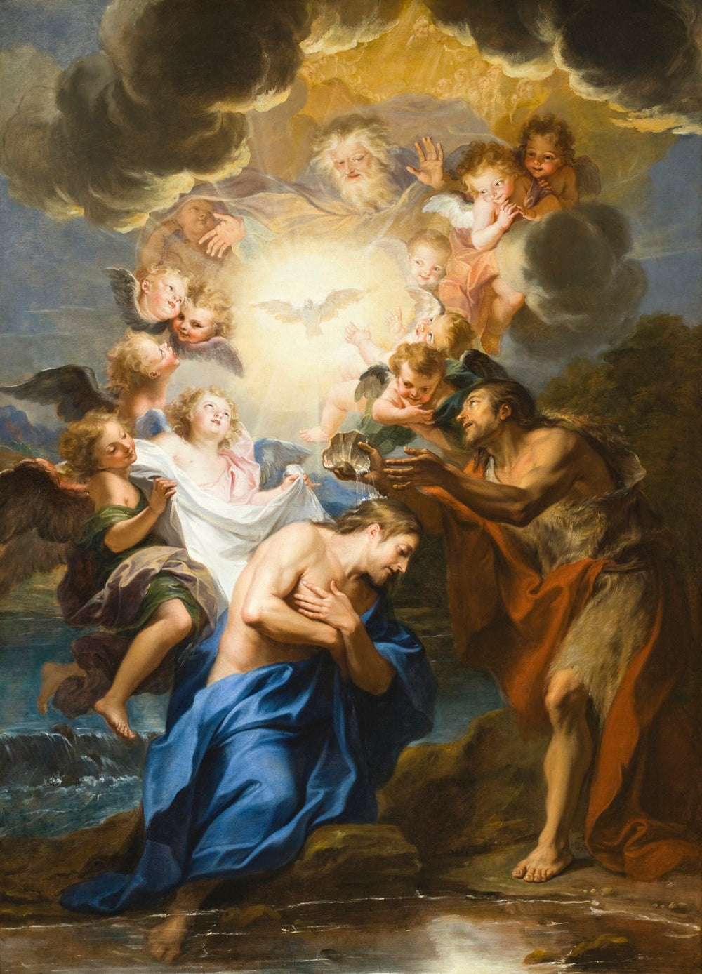Le Baptême du Christ - Antoine Coypel