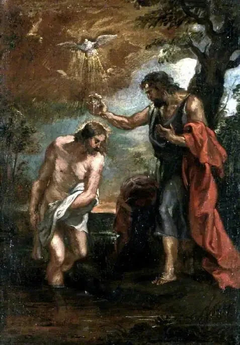 The Baptism of Christ - Bartolomé Esteban Murillo