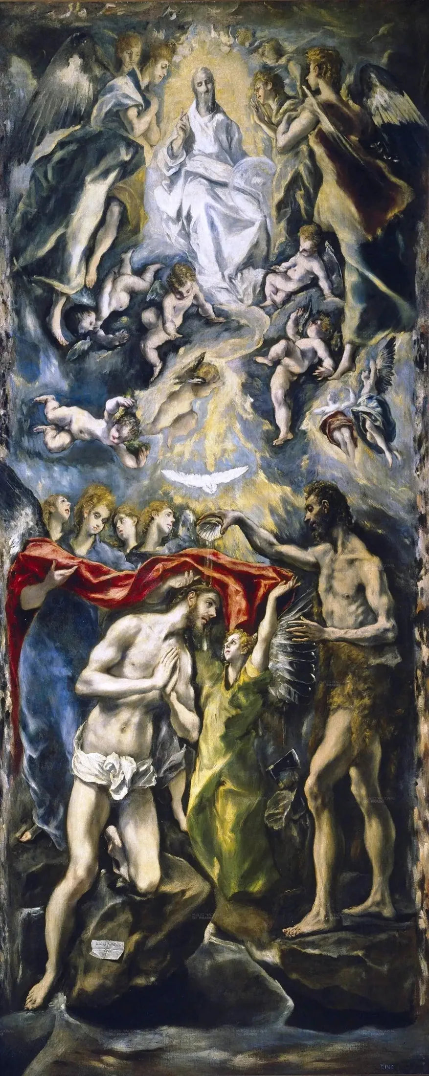 The Baptism of Christ - El Greco