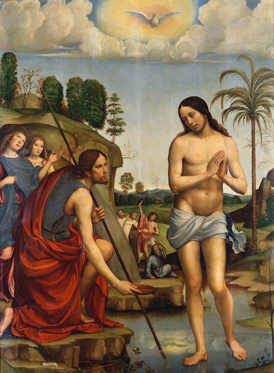 The Baptism of Christ - Francesco Francia