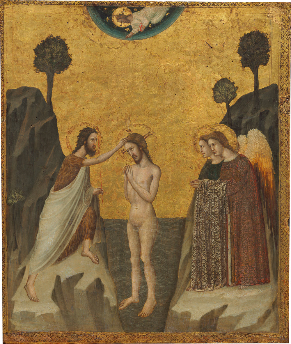 Le baptême du Christ - Giovanni Baronzio - Alpha Reproduction