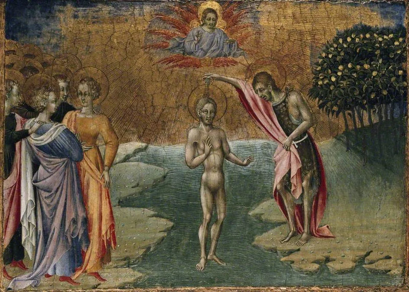 The Baptism of Christ - Giovanni di Paolo