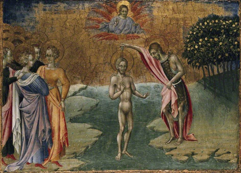 The Baptism of Christ - Giovanni di Paolo