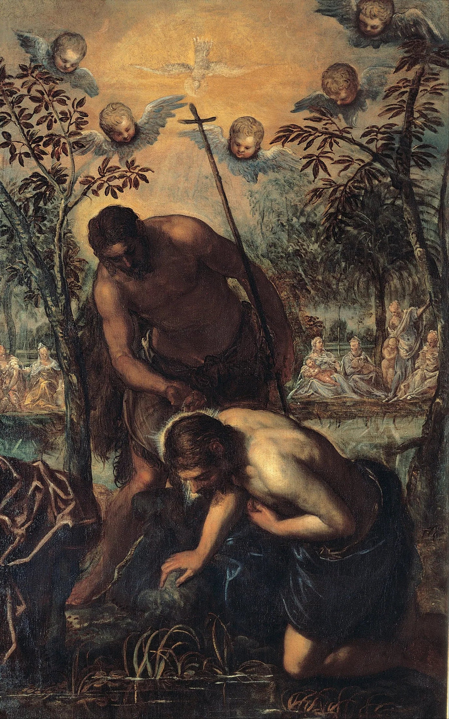 The Baptism of Christ - Jacopo Tintoretto