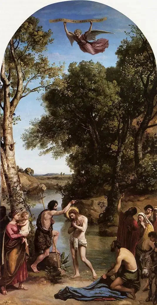 The Baptism of Christ - Jean-Baptiste Camille Corot