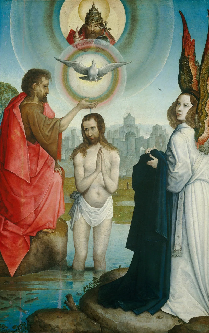 The Baptism of Christ - Juan de Flandes