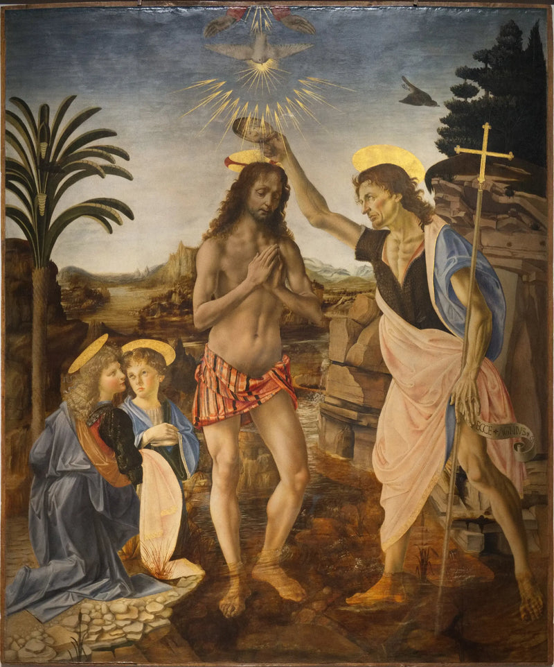 The Baptism of Christ - Leonardo da Vinci