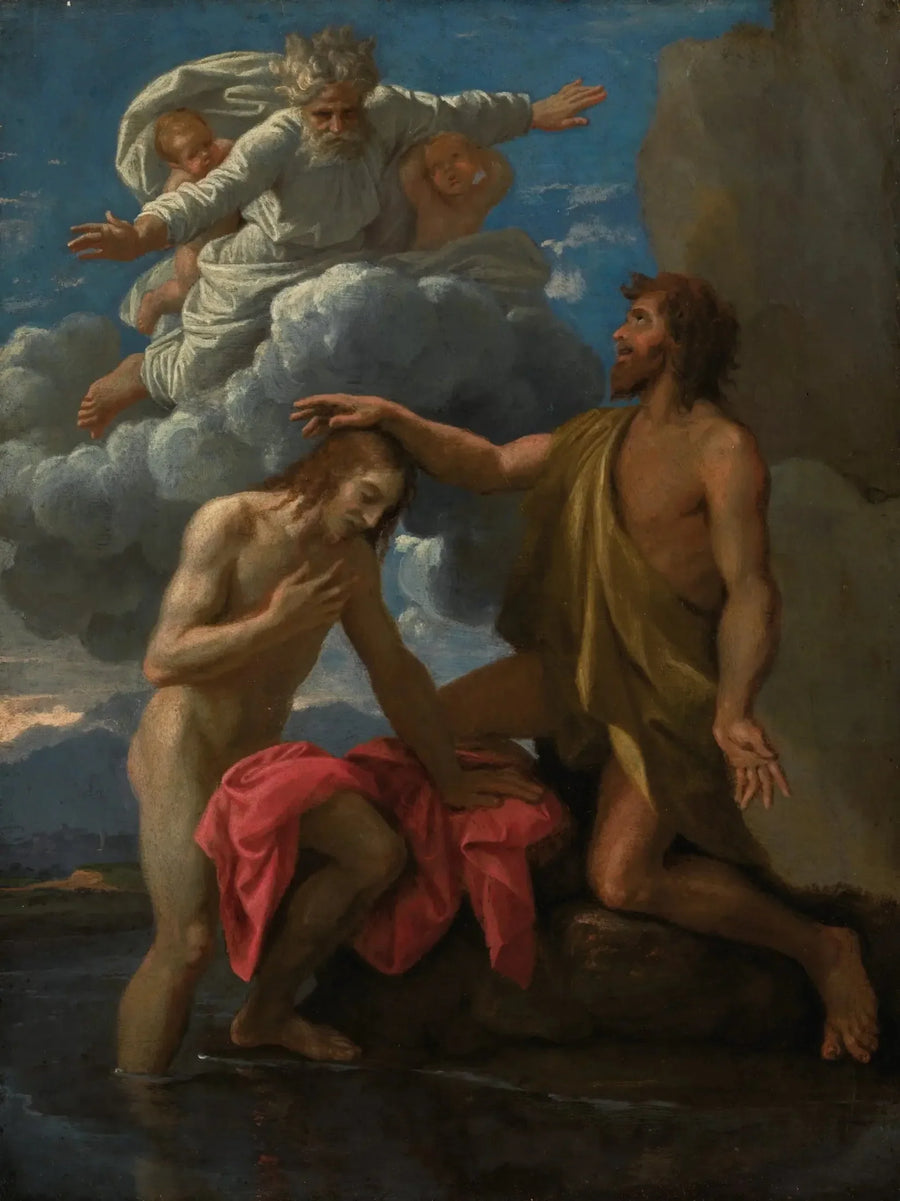 The Baptism of Christ - Nicolas Poussin